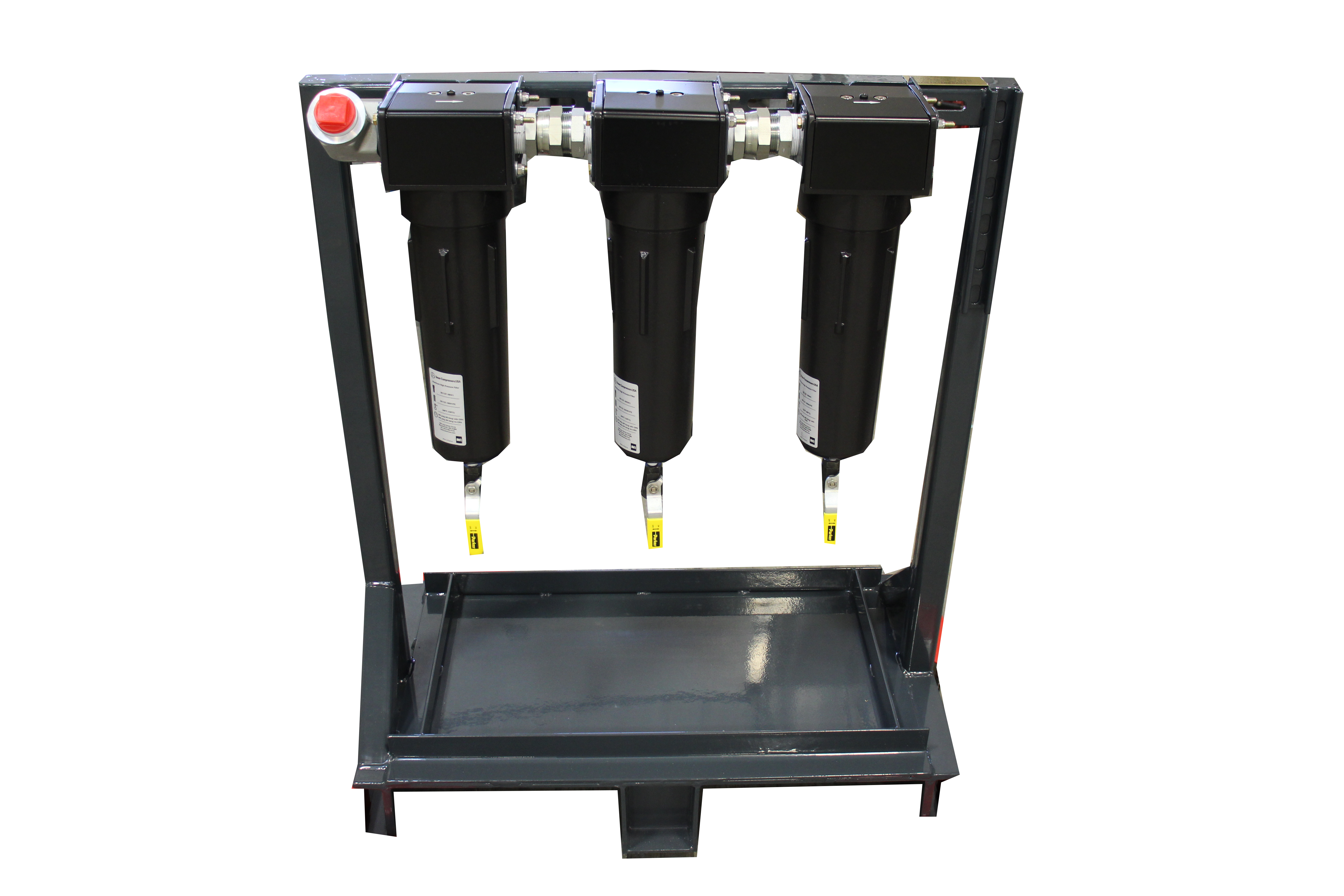 Oil free outlet filtration